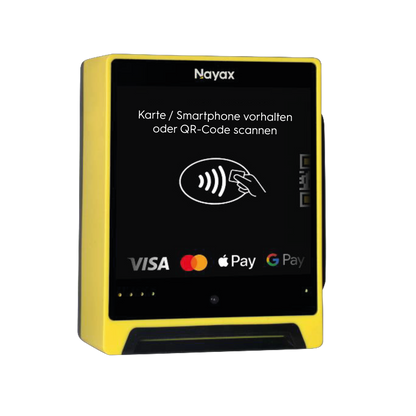 Nayax VPOS Media 4 - Universal-Anbaumodul für Kaffeemaschinen