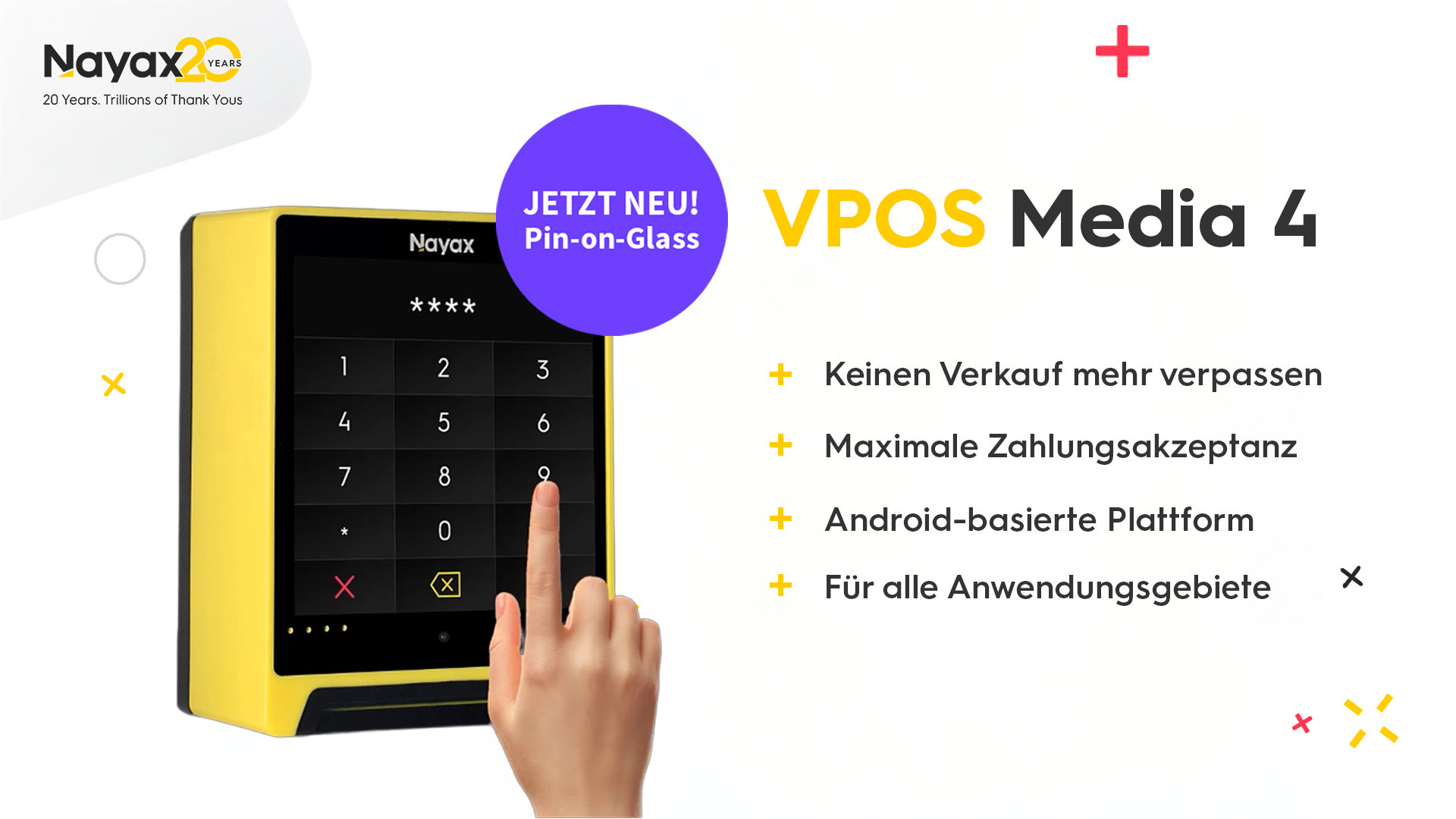 Video laden: VPOS Media 4: Das All-in-One Terminal für alle Anwendungsgebiete &amp; höchste Sicherheit: Das neue VPOS Media 4 von Nayax definiert die Zukunft der unbeaufsichtigten Zahlungssysteme. Dieses Video zeigt, wie Sie mit der richtungsweisenden Pin-on-Glass-Technologie (PoG) nicht nur höhere Transaktionsbeträge sicher abwickeln, sondern Ihre Total Cost of Ownership (TCO-Optimierung) drastisch senken. Verpassen Sie keinen Verkauf mehr!